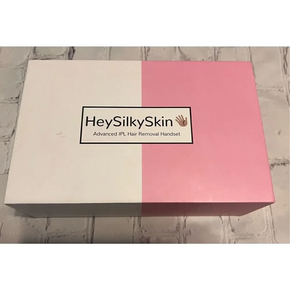 Hey Silky Skin Women's Advanced IPL Hair Removal Handset Rose Gold Pink New